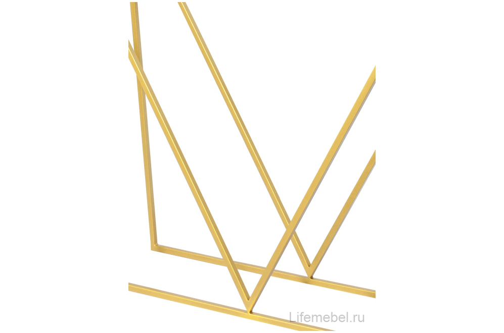 Консольный столик Akur Loft Madrid 1200 золото / матовое стекло