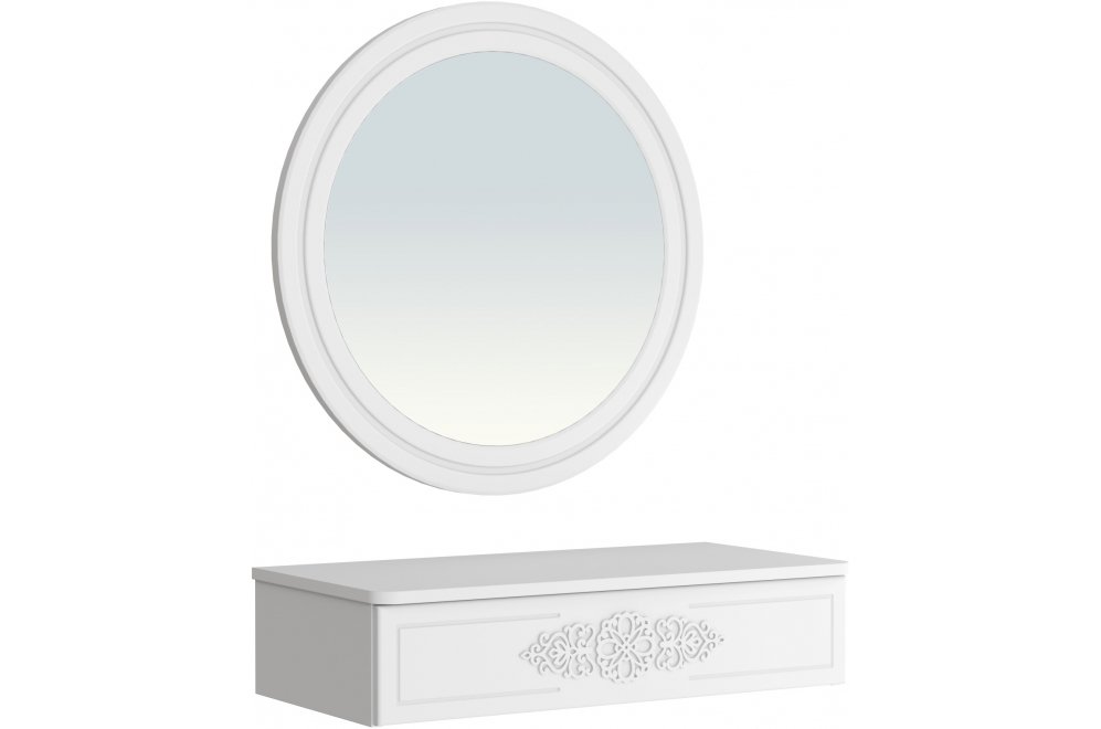 Подвесной столик АС-69-МБ-42 белое дерево