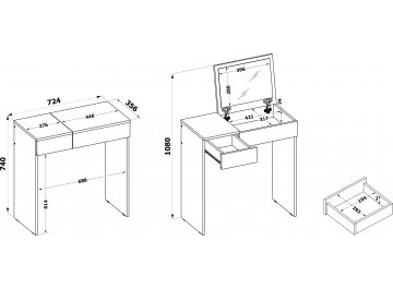 Туалетный столик СП-22
