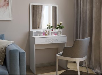 Туалетный столик Ассоль Лайт ТСН-1