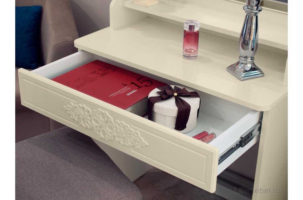 Туалетный столик Ассоль Лайт ТСН-1 ваниль