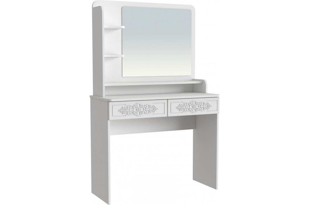 Туалетный столик Ассоль Лайт ТСН-2 белое дерево