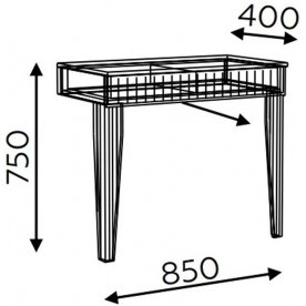 Туалетный столик Беатрис модель 5