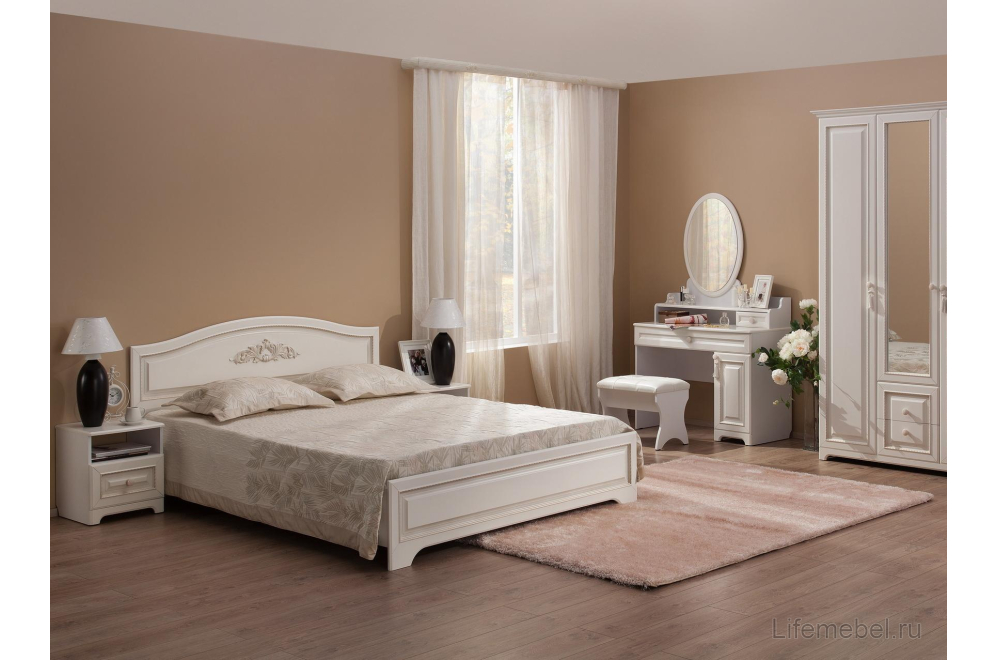 Туалетный столик Белла белый / джелато софт