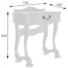 Туалетный столик Джульетта