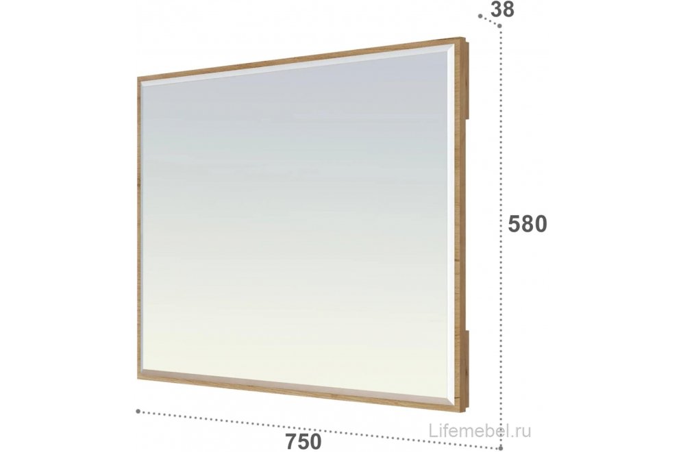 Туалетный столик ЭЛ-22 ЭЛ-24 дуб крафт золотой / меренга
