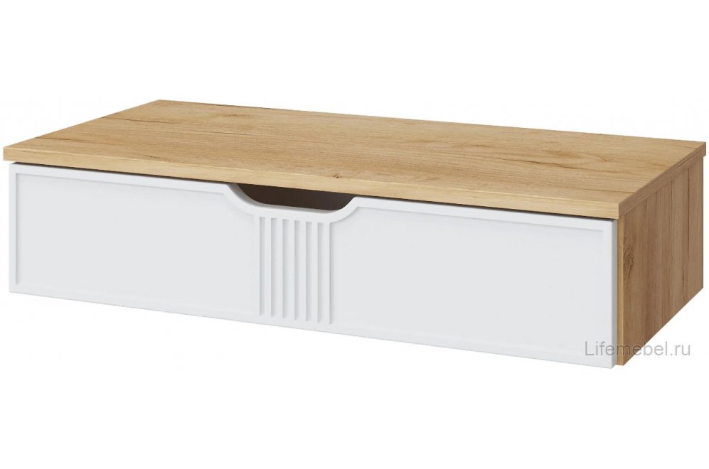 Туалетный столик ЭЛ-22 ЭЛ-24 дуб крафт золотой / меренга (К)