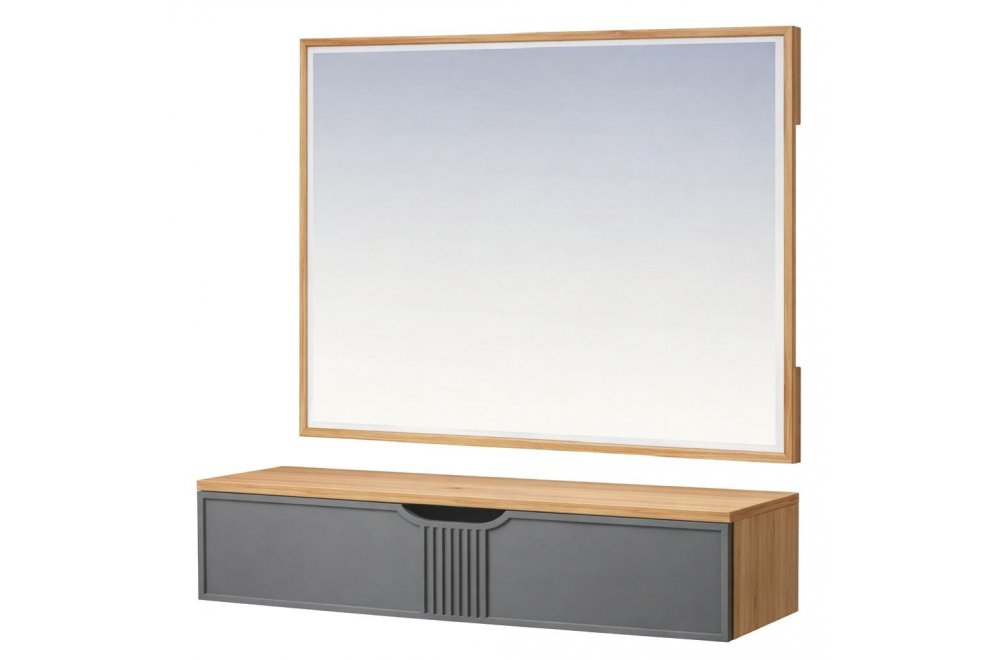 Туалетный столик Эмилия дуб крафт золотой / графит комплектация 1