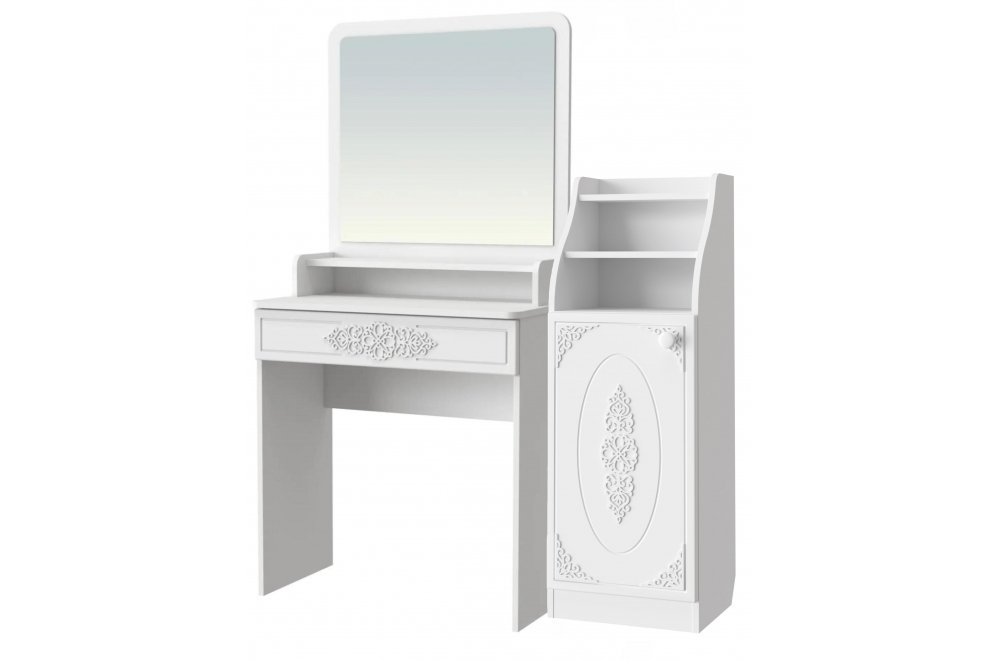 Туалетный столик Ассоль АС-6401 белое дерево