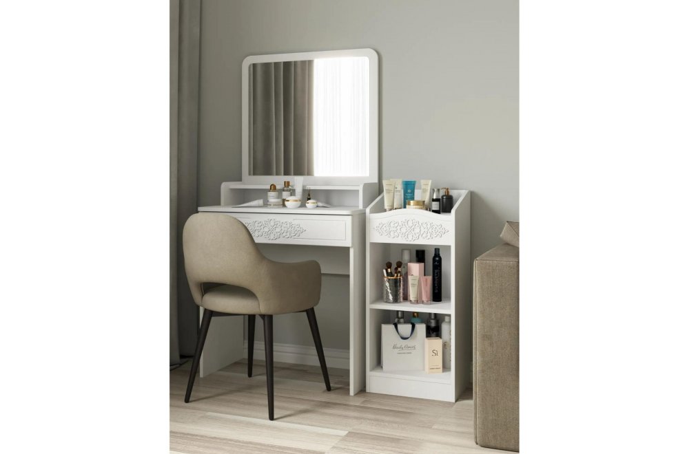 Туалетный столик Ассоль АС-6601 белое дерево