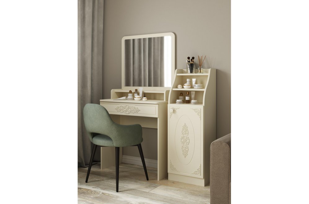 Туалетный столик Ассоль плюс АС-6402 ваниль