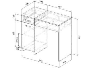 Туалетный столик Риано-03