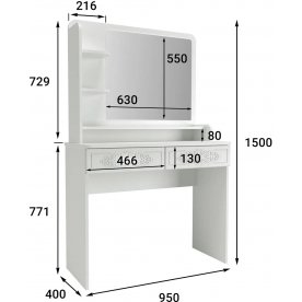Туалетный столик Ассоль АС-6501