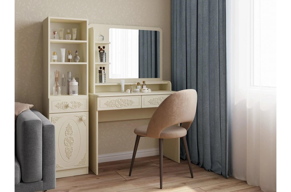 Туалетный столик Ассоль плюс АС-6502 ваниль