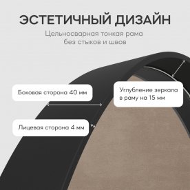 Настенное зеркало Nolvis