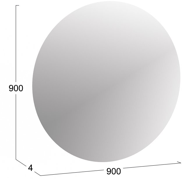 Зеркало 900х900