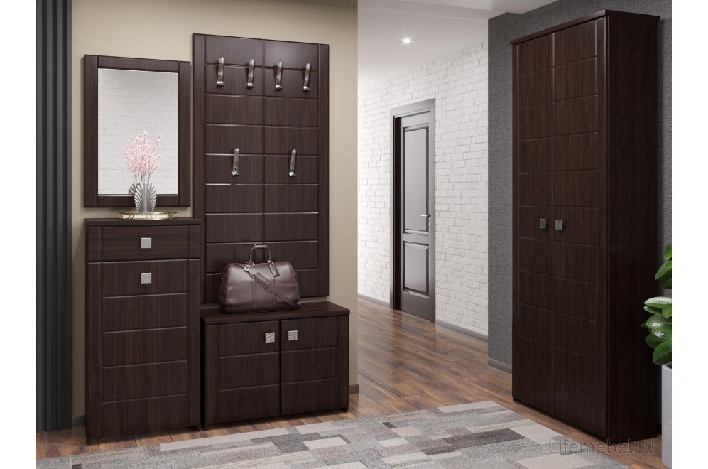 Зеркало Изабель ИЗ-90 орех темный