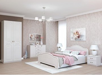 Зеркало Кэт — 6 сандал белый