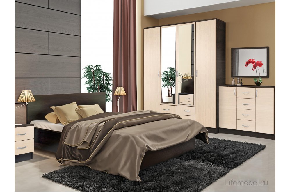 Зеркало Кэт — 7 венге