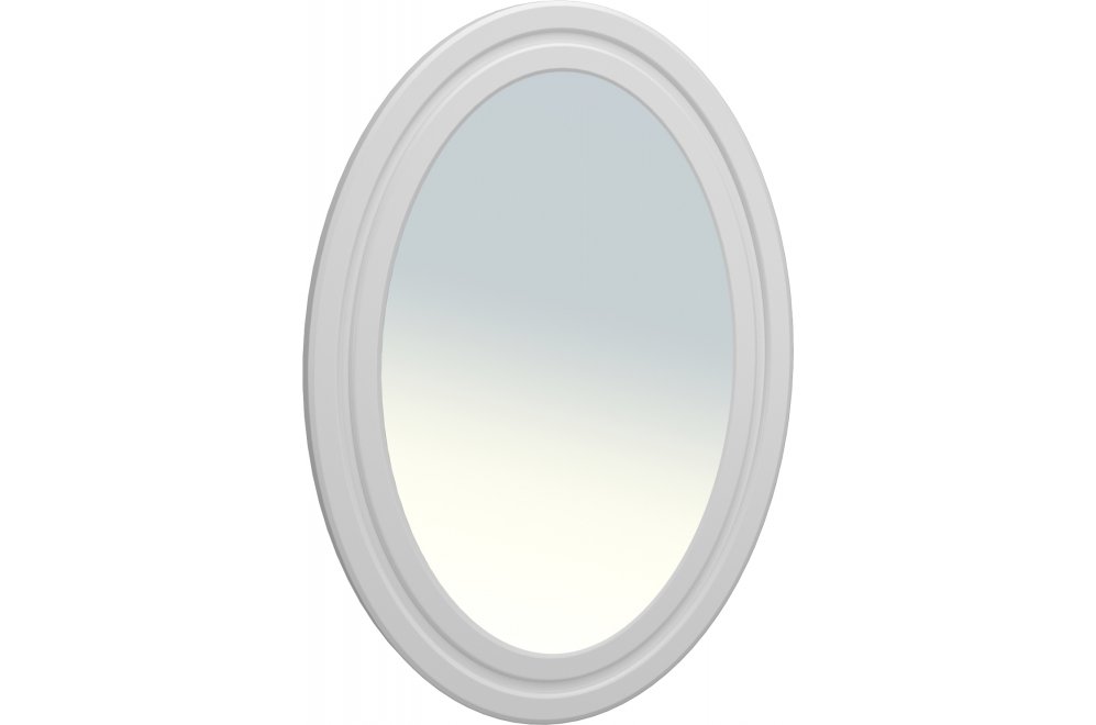 Зеркало Монблан МБ-43 белое дерево