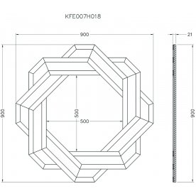 Зеркало Октагон-4