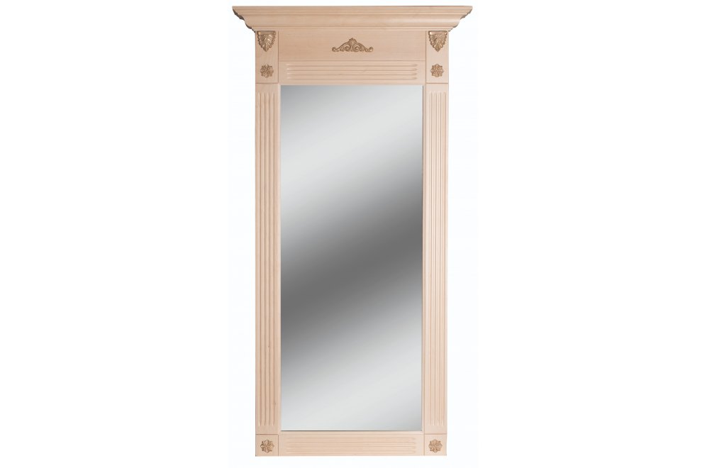 Зеркало Сильвия белый ясень