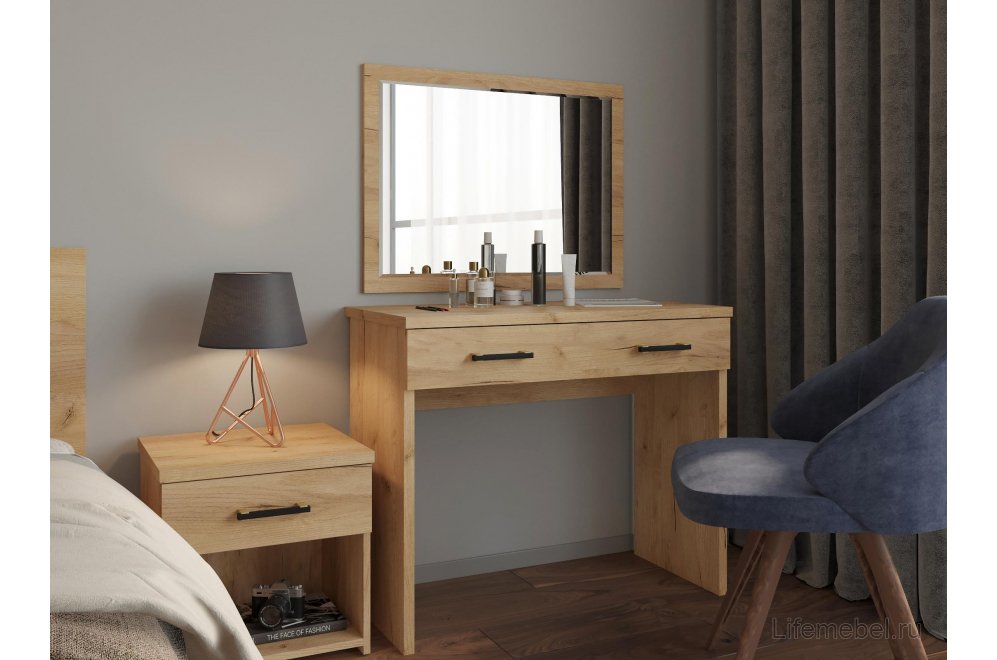 Зеркало Виктория ВИ-18 дуб крафт золотой