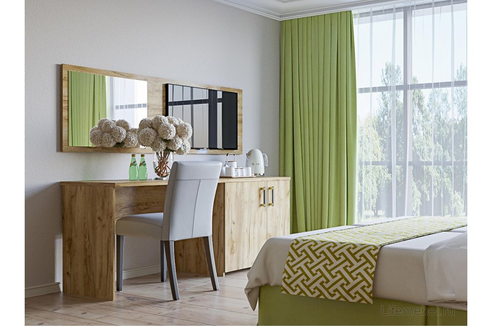 Зеркало Виктория ВИ-19 дуб крафт золотой