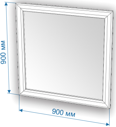 Зеркало ЗР-90 крем