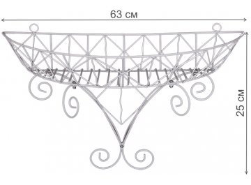 Подставка для цветов настенная