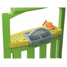 Детский игровой домик с двумя пристройками 666