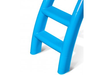 Детская горка из пластика Sheffilton KIDS Гусь зеленый/голубой