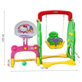 Детские качели Котенок