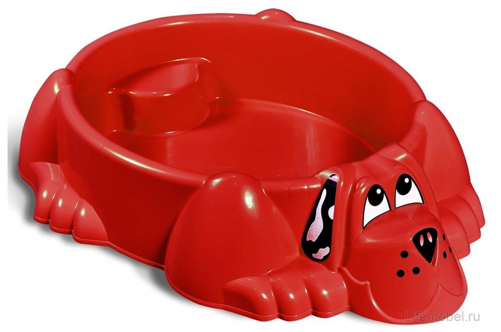 Песочница Sheffilton Kids Собачка 432 красный / желтый