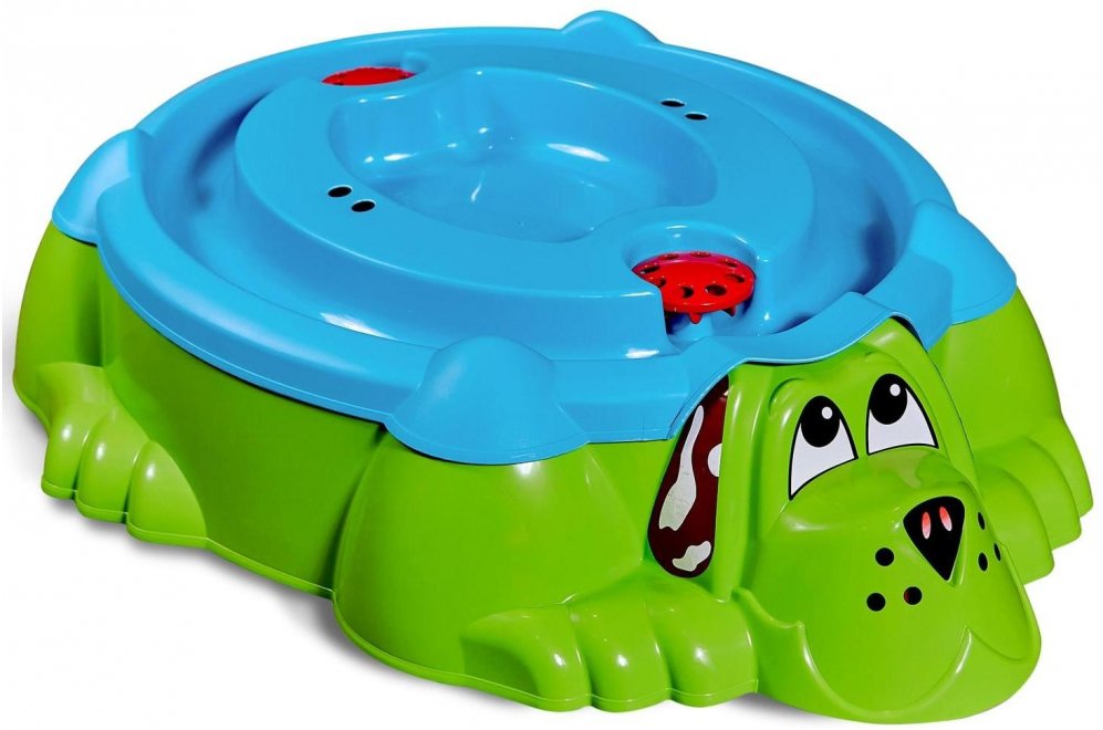 Песочница Sheffilton Kids Собачка 432 зеленый / голубой