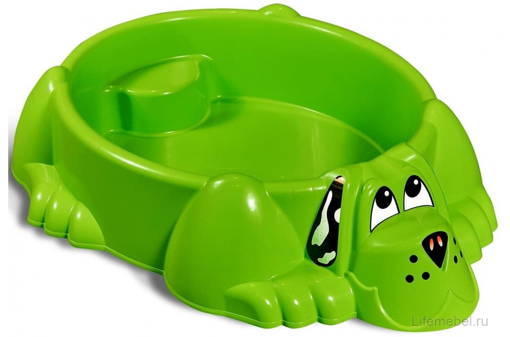Песочница Sheffilton Kids Собачка 432 зеленый / голубой