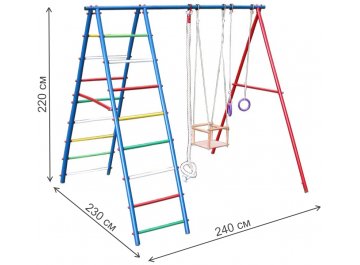 Детский спортивный комплекс для дачи Ганс