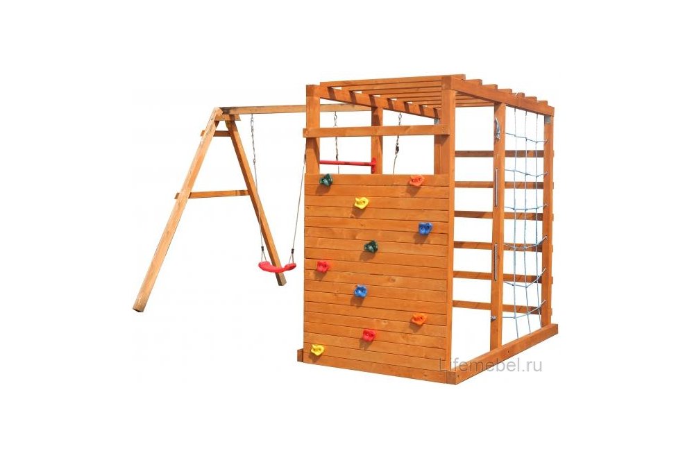 Детский спортивный комплекс Можга красная звезда Р929-Р912 с качелями