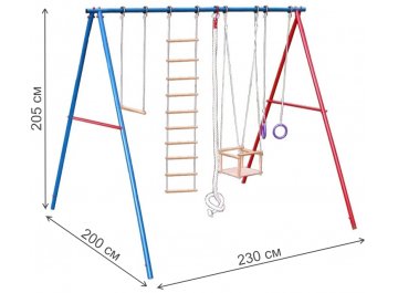 Детский спортивный комплекс для дачи Ганс мини