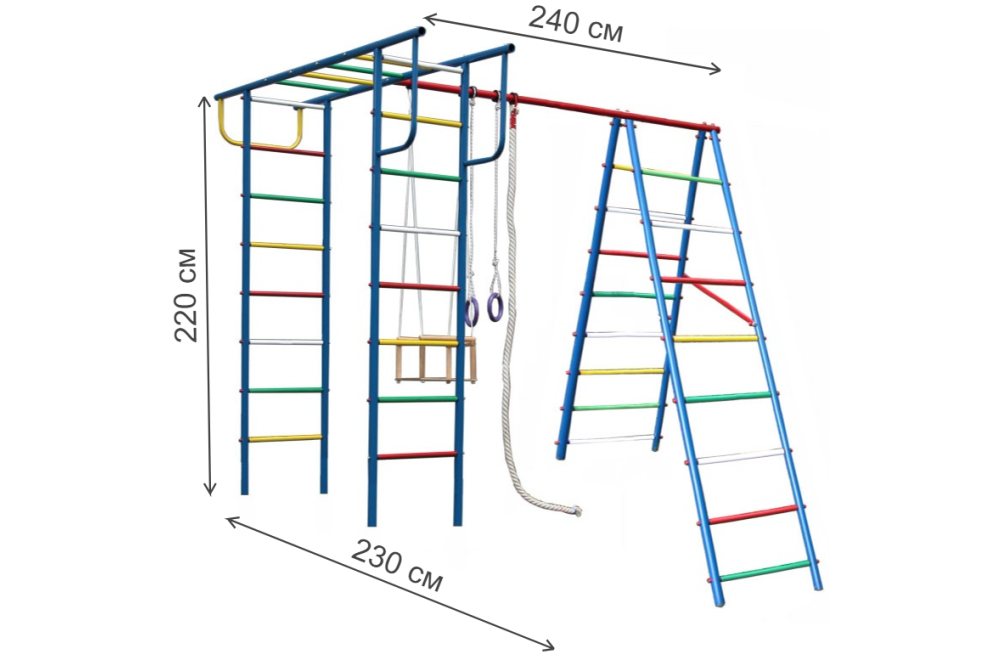 Детский спортивный комплекс Вертикаль-А+П