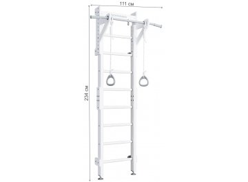 Детский спортивный комплекс в квартиру Eco 1.1 02.21.8.14.500.09.01 белый