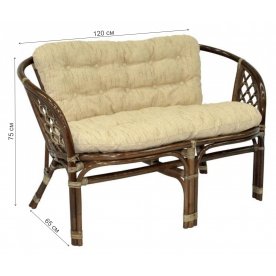 Диван Багама 03/10C браун