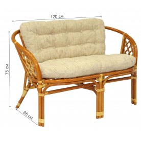 Диван Багама 03/10C коньяк