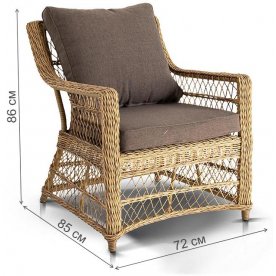 Кофейный комплект из ротанга Гранд Мила