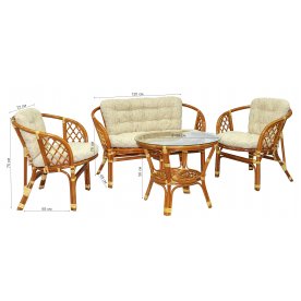 Комплект для отдыха Багама 03/10 коньяк