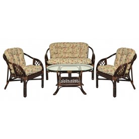 Комплект для отдыха Gavana 3+1 браун