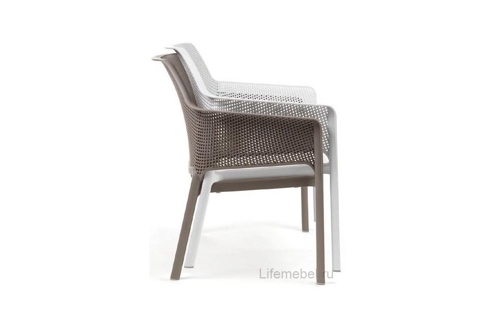 Пластиковый диван Net Bench белый