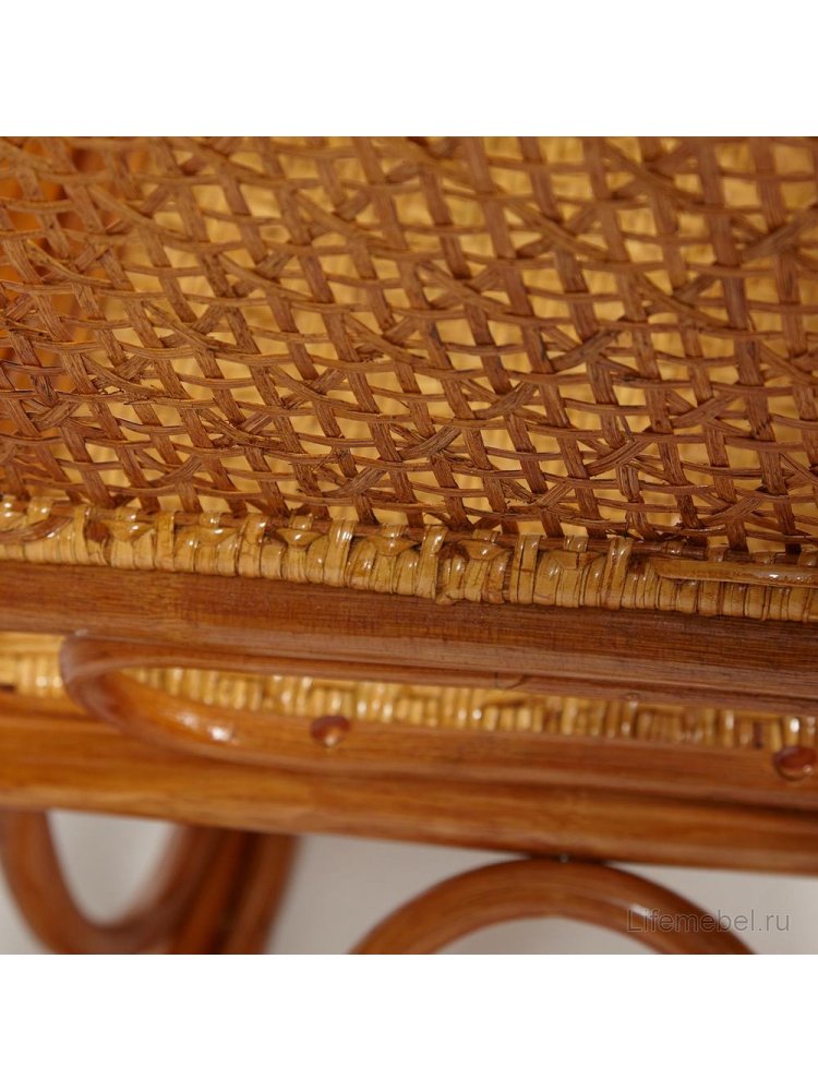 Кресло-качалка Milano/Милано ротанг коньяк