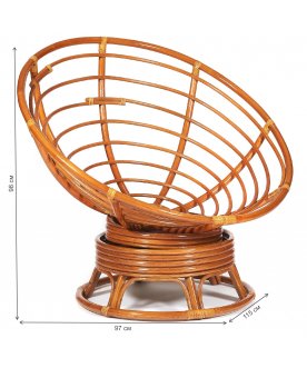 Кресло-качалка Papasan/Папасан W 23/01 B
