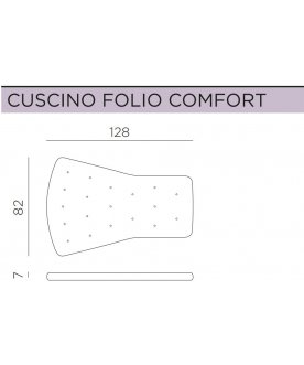Кресло-качалка пластиковое с подушкой Folio агава / серый